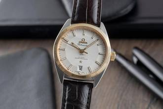 Thumbnail von Omega Globemaster Constellation Globemaster Stahl/Gold Pie Pan Ref. 130.23.39.21.02.001
