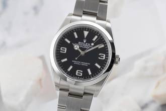 Thumbnail von Rolex Explorer Oyster Edelstahl Automatik Herrenuhr Ref. 124270 B&P 2022