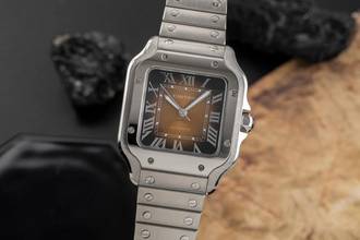 Thumbnail von Cartier Santos de Cartier Stahl Automatik Herrenuhr Ref. WSSA00065