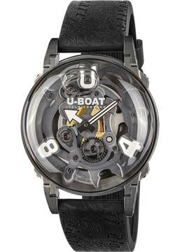  U-Boat 3354 Herrenuhr U-65 44mm SS White 5ATM 