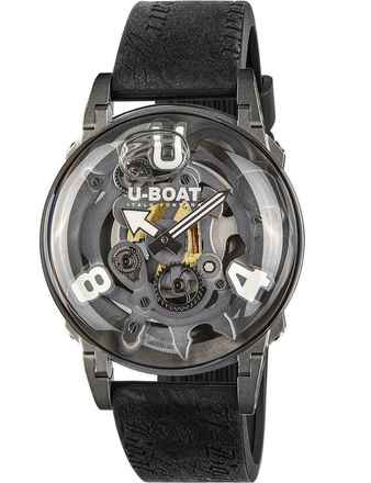  U-Boat 3354 Herrenuhr U-65 44mm SS White 5ATM 