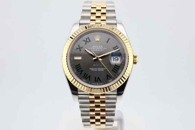  Rolex Datejust 41 Steel And Gold Wimbledon - With Box And Papers - 126333 2022 