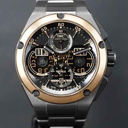  IWC Ingenieur Perpetual Calendar Digital Date-Month UNWORN - ORIGINAL RUBBER STRAP + TITAN STRAP - LIMITED ED. 