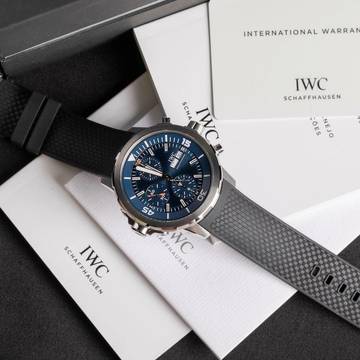  IWC Aquatimer Chronograph Cousteau Full Set Limited to 2500 Units 