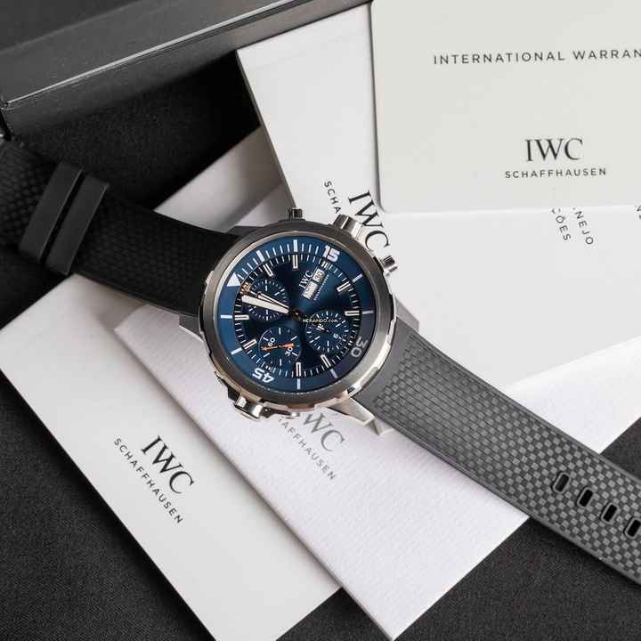  IWC Aquatimer Chronograph Cousteau Full Set Limited to 2500 Units 