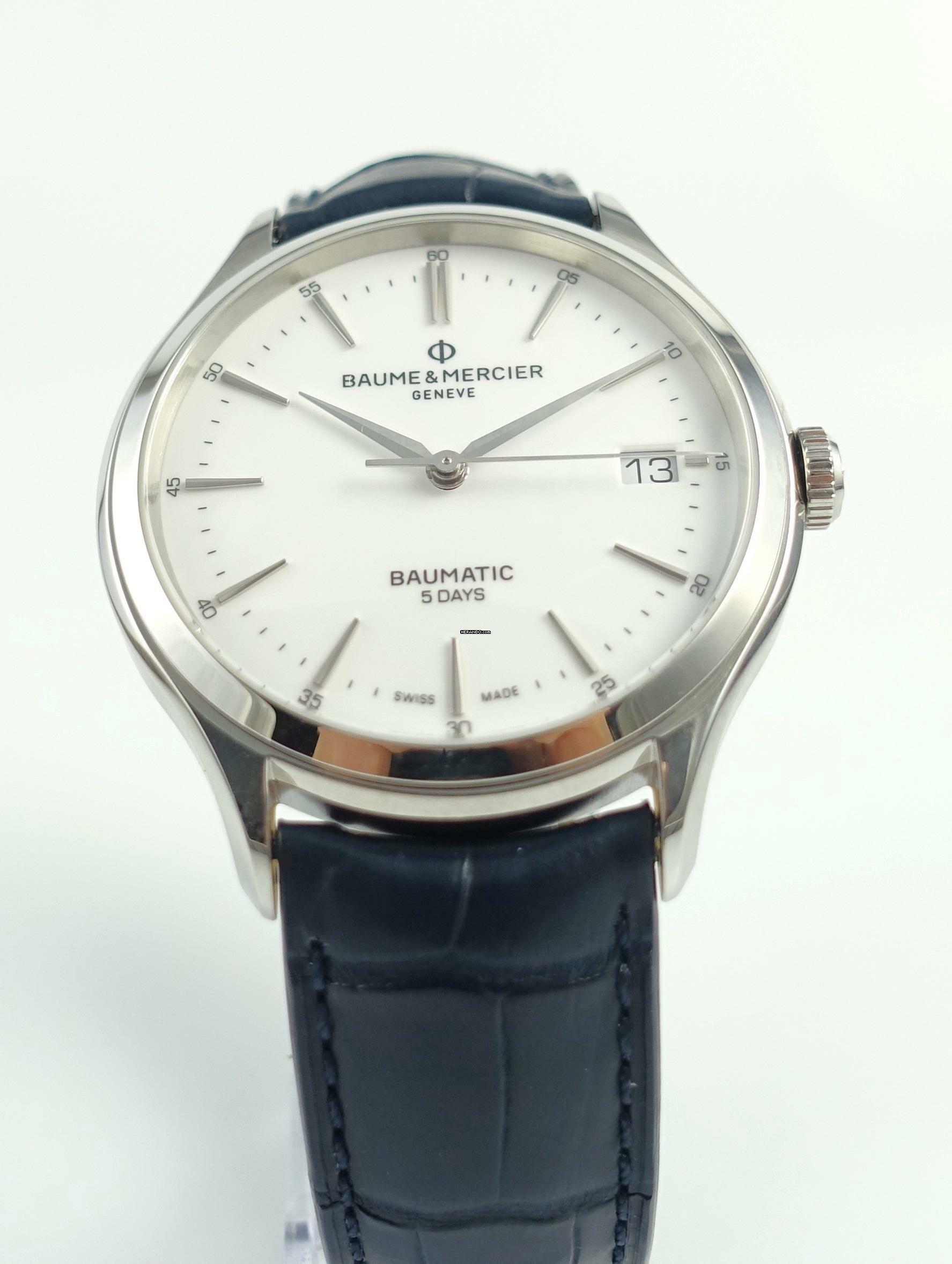  Baume & Mercier Clifton Baumatic 5 Days Box & Papers 