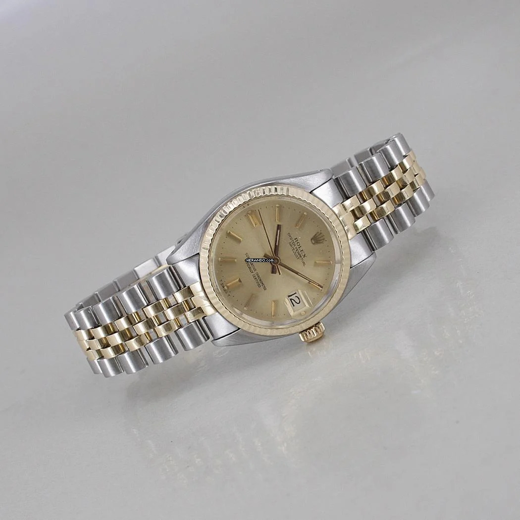  Rolex Lady-Datejust Stahl/18k Gold Brillant Zifferblatt Full Set Top Zustand 