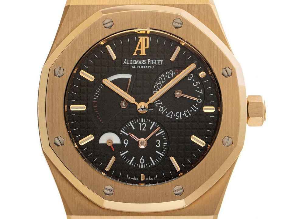  Audemars Piguet Royal Oak Dual Time Ref.26120OR.OO.D002CR.01 2006 Full Set wie Neu Vintage 