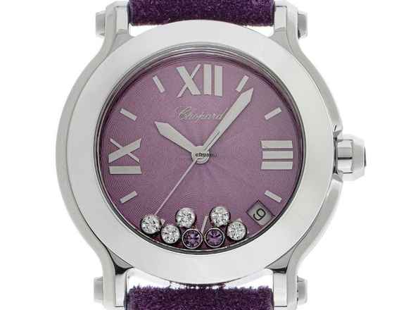  Chopard Happy Sport Diamanten Ref.8475 2012 original Box wie Neu Vintage 