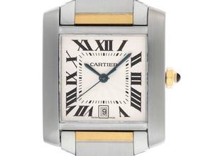 Thumbnail von Cartier Tank Française Two Tone GM großes Modell Ref.2302 2000 Full Set wie Neu Vintage
