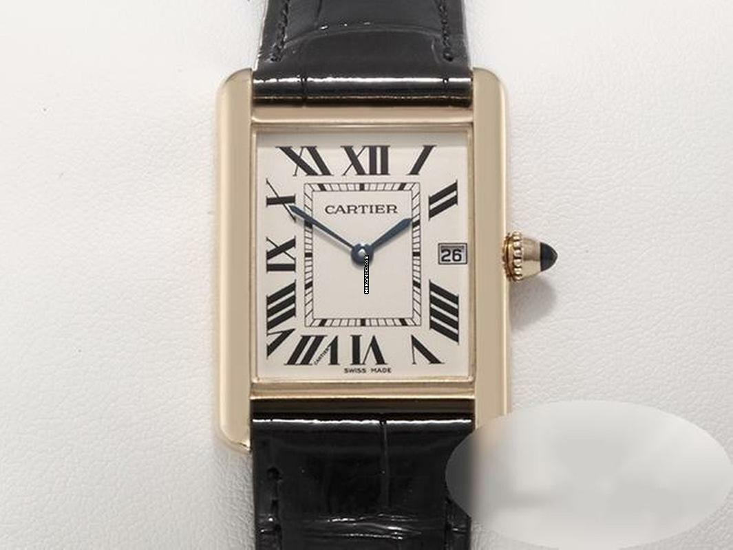  Cartier Tank Louis Cartier Großes Modell Gelbgold 750 2012 W1529756 Gold Damen Herren 18kt Yellow Gold 