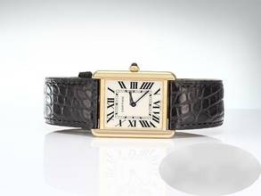 Thumbnail von Cartier Tank Solo Großes Modell Edelstahl Gelbgold 750 W1018855 2024 Stahl Gold