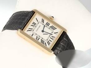 Thumbnail von Cartier Tank Solo Großes Modell Edelstahl Gelbgold 750 W1018855 2024 Stahl Gold