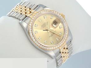 Thumbnail von Rolex Datejust 36 36mm 116243 2011 Stahl Gelbgold 750 Diamanten Automatik Stainless Steel 18kt Yellow Gold Jubilé-band Chronometer Oyster