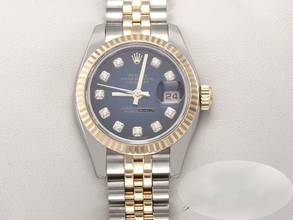Thumbnail von Rolex Lady-Datejust 179173 Stahl Gelbgold 750 Diamanten Automatik Gold Damen Stainless Steel 18kt Yellow Gold Jubilé-band Chronometer Oyster