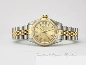 Thumbnail von Rolex Lady-Datejust Date Edelstahl Gelbgold 750 Automatik Damenuhr Gold Stahl Stainless Steel 18kt Yellow Gold Jubilé-band Chronometer Oyster