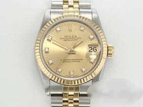 Thumbnail von Rolex Datejust 31 Stahl Gelbgold 750 Diamanten Automatik Gold Stahl Stainless Steel 18kt Yellow Gold Jubilé-band Chronometer Oyster