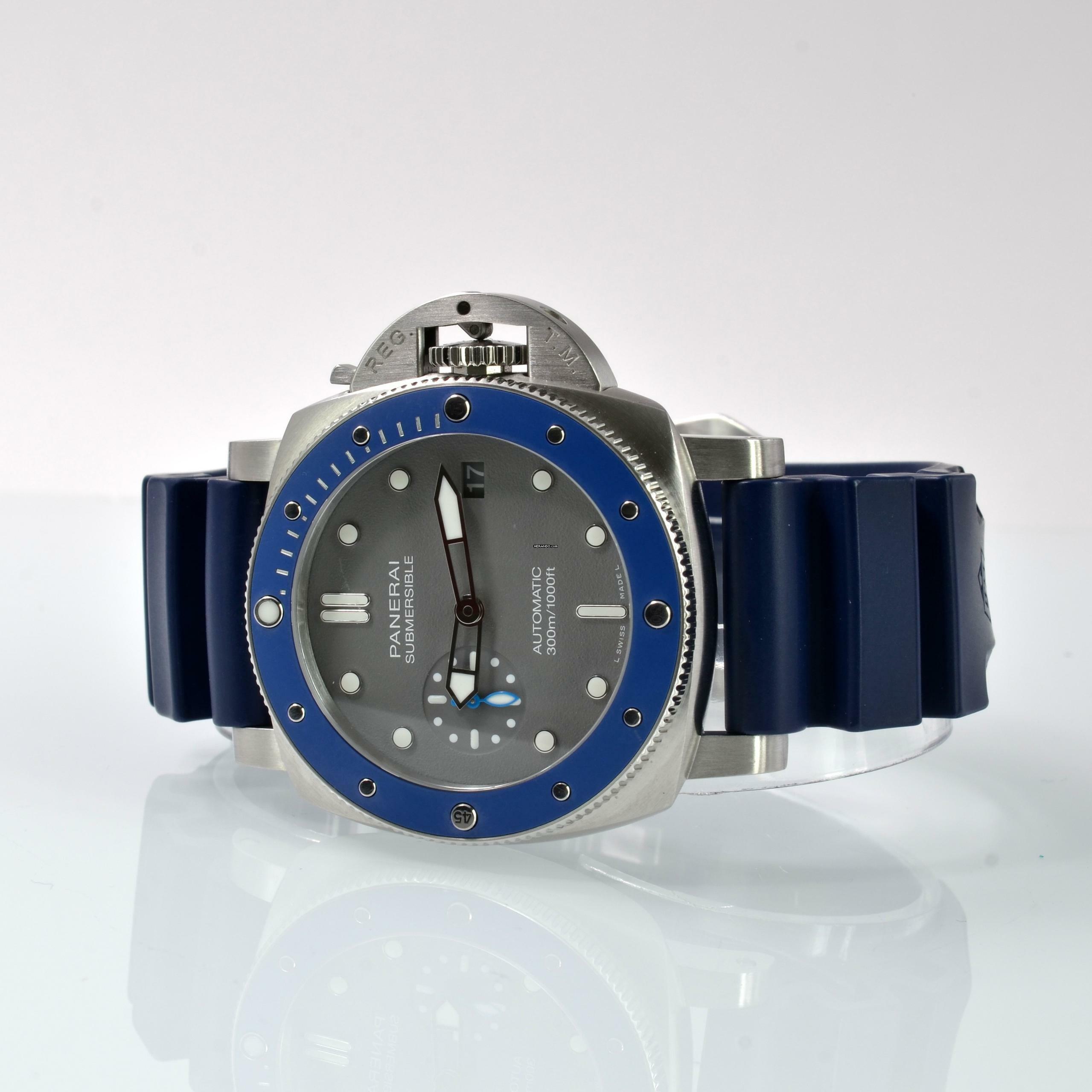 Thumbnail von Panerai Luminor Submersible PAM00959 Grey 42MM Automatic like NEW