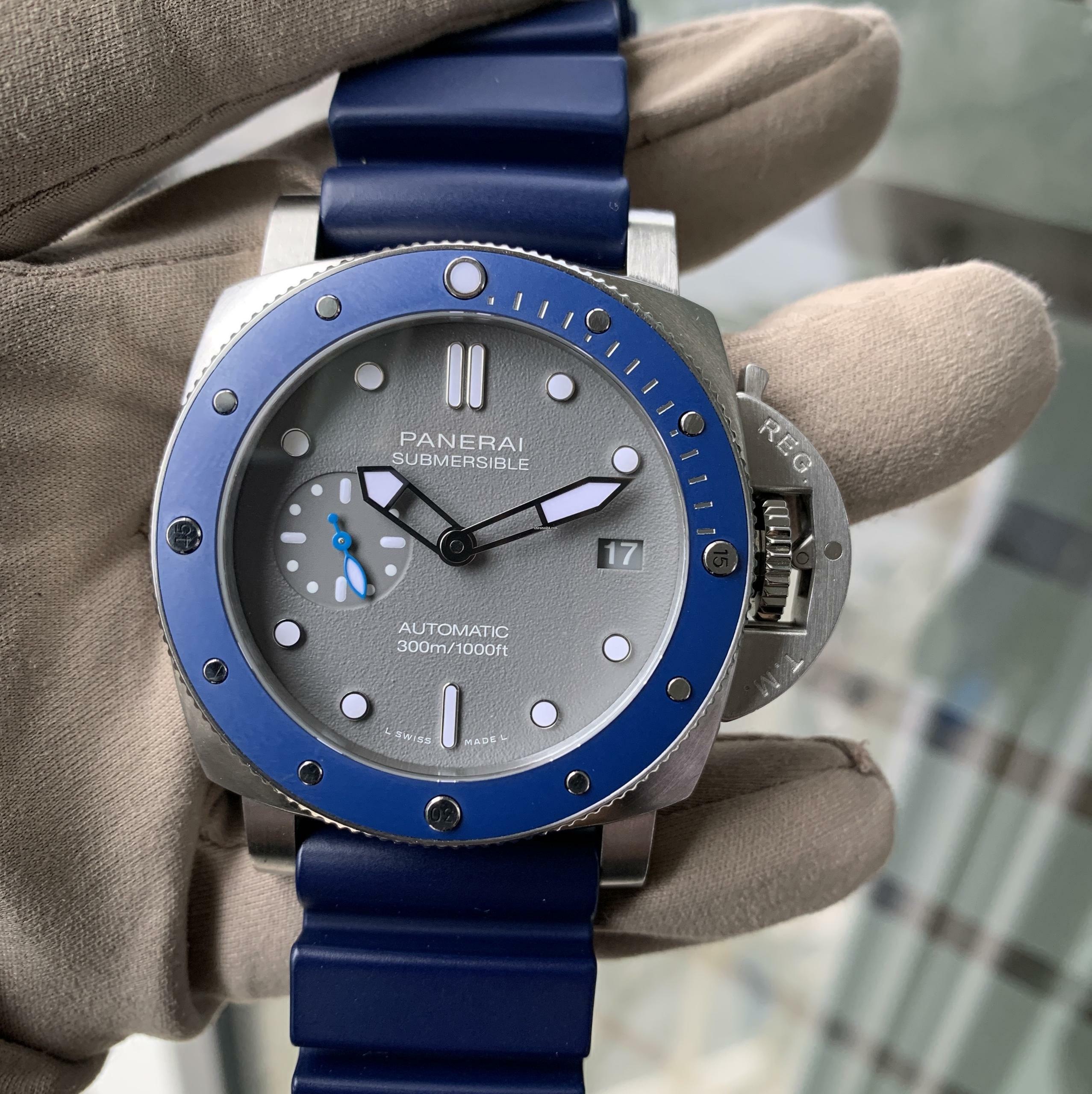 Thumbnail von Panerai Luminor Submersible PAM00959 Grey 42MM Automatic like NEW