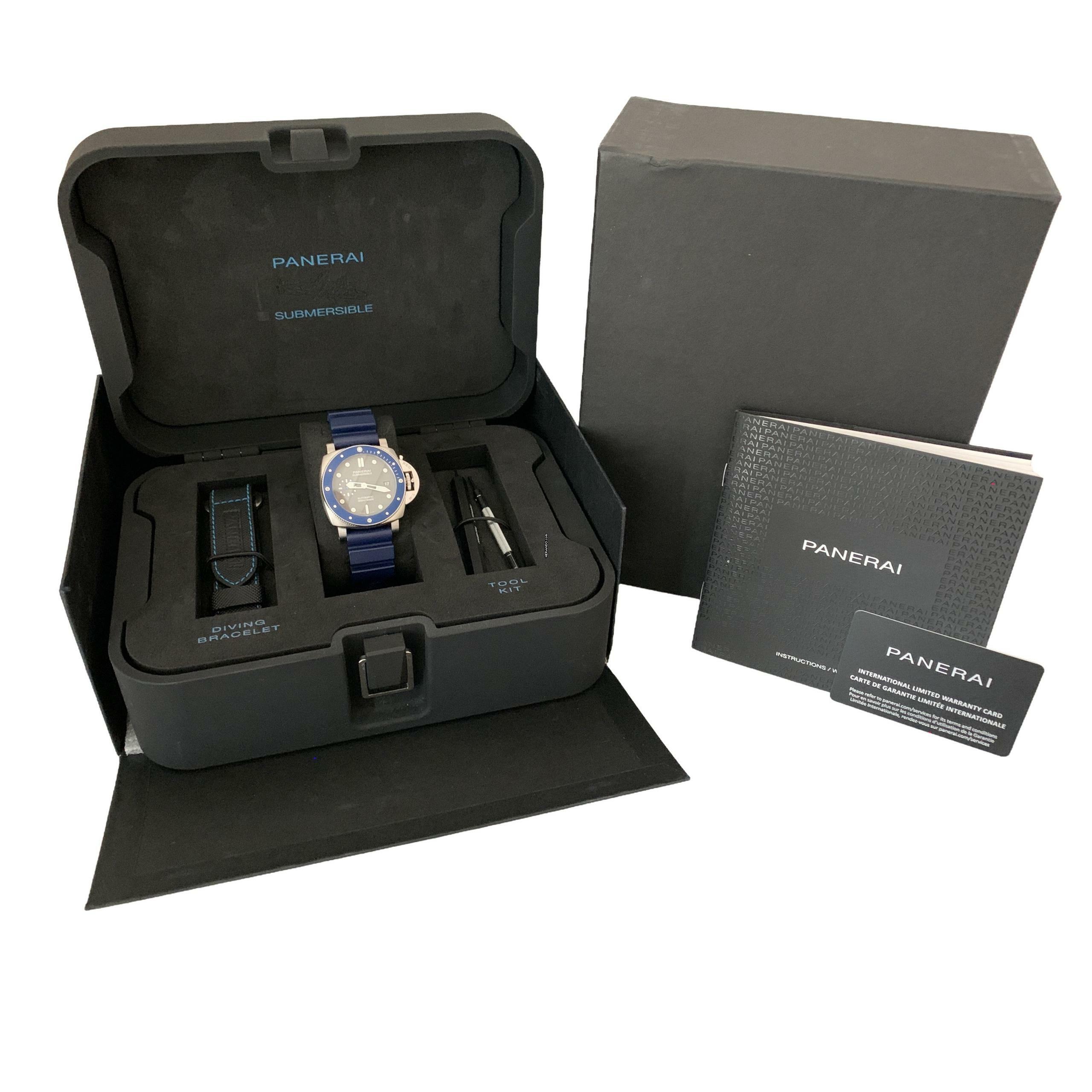 Thumbnail von Panerai Luminor Submersible PAM00959 Grey 42MM Automatic like NEW