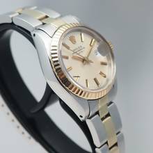 Thumbnail von Rolex Oyster Perpetual Lady Date Oysterband Stahl/Gold 18k/750 Box+Papiere Full Set