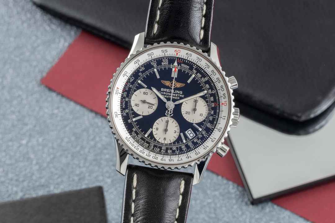  Breitling Navitimer Chronograph Edelstahl Automatik Herrenuhr Ref. A23322 