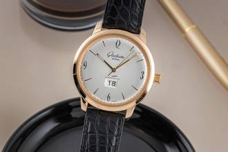 Thumbnail von Glashütte Original Sixties Panoramadatum 18k Roségold Ref. 2-39-47-01-01-04 B&P