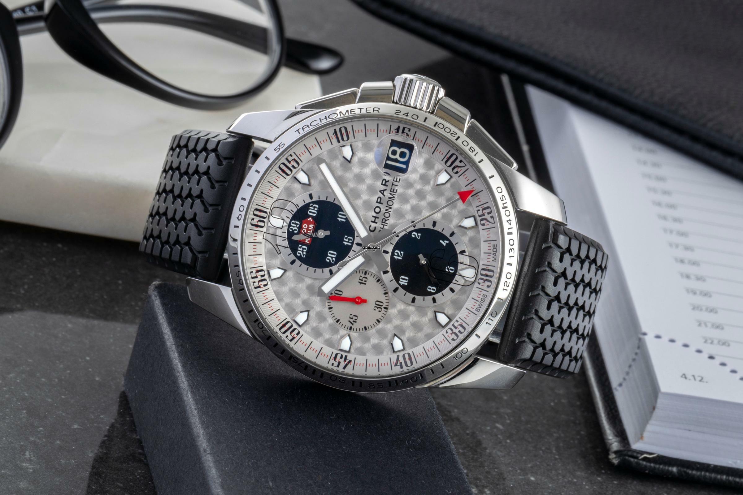 Thumbnail von Chopard Mille Miglia Chronograph Stahl Automatik Herrenuhr Ref. 8530 Box
