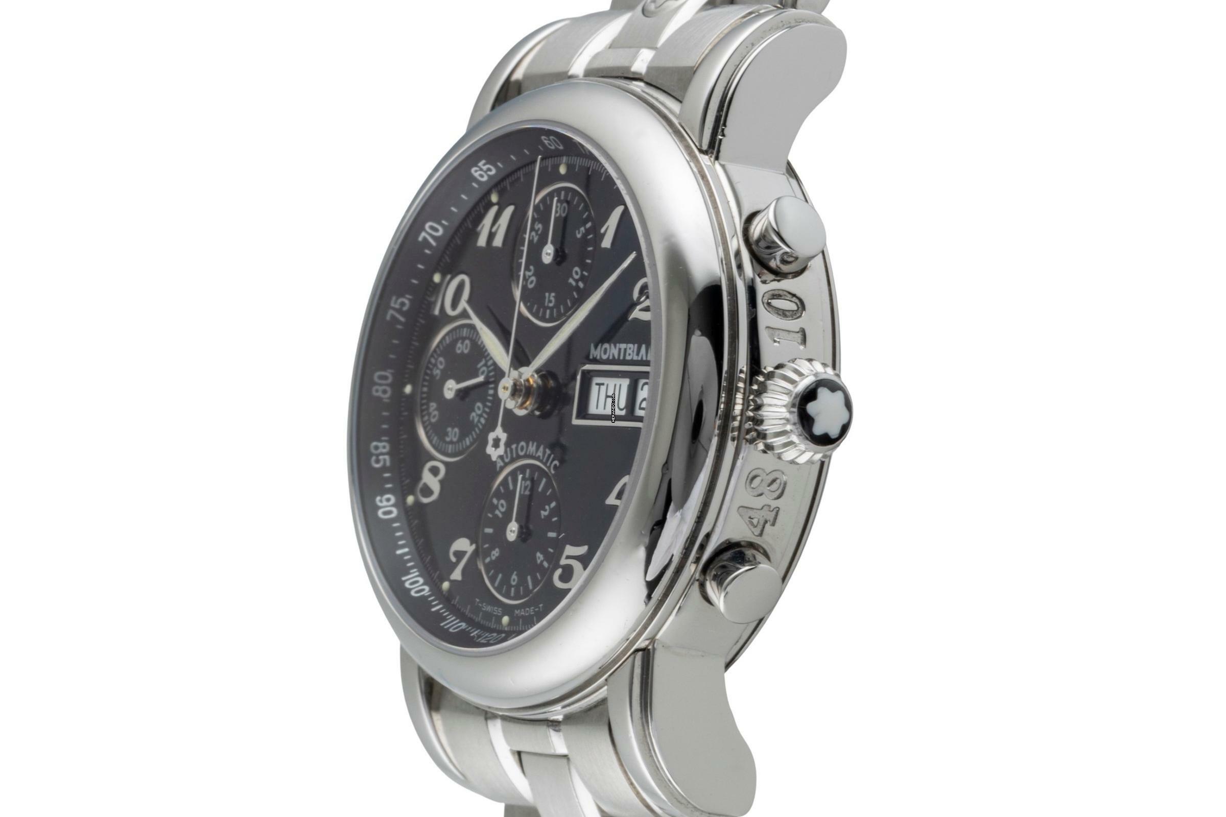 Thumbnail von Montblanc Star Meisterstück Star 4810 Chronograph Automatik Stahl Herrenuhr Ref. 7016