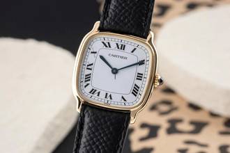  Cartier Chambord Paris 18k (0,750) Gold Handaufzug Medium Size Ref. 10715 