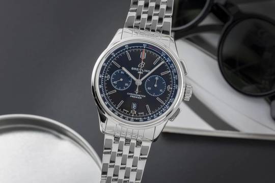  Breitling for Bentley Premier B01 Green Dial Chronograph 42 Bentley Automatik Ref. AB0118 