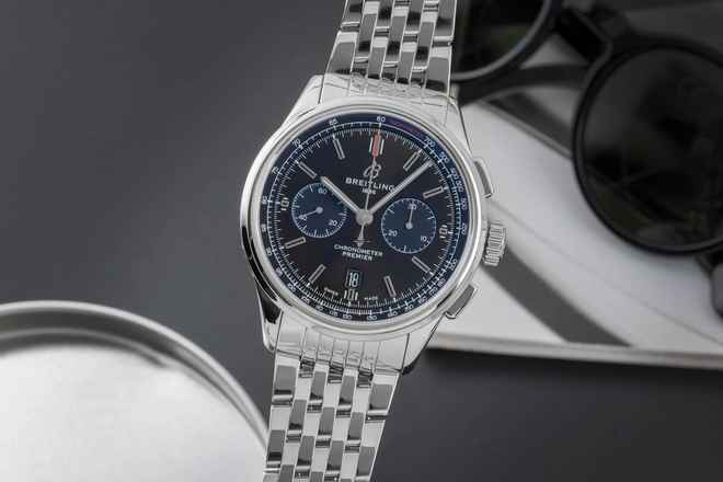  Breitling for Bentley Premier B01 Green Dial Chronograph 42 Bentley Automatik Ref. AB0118 