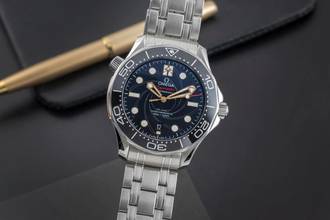 Thumbnail von Omega Seamaster Diver 300 M James Bond Automatik Stahl 210.22.42.20.01.004 B&P