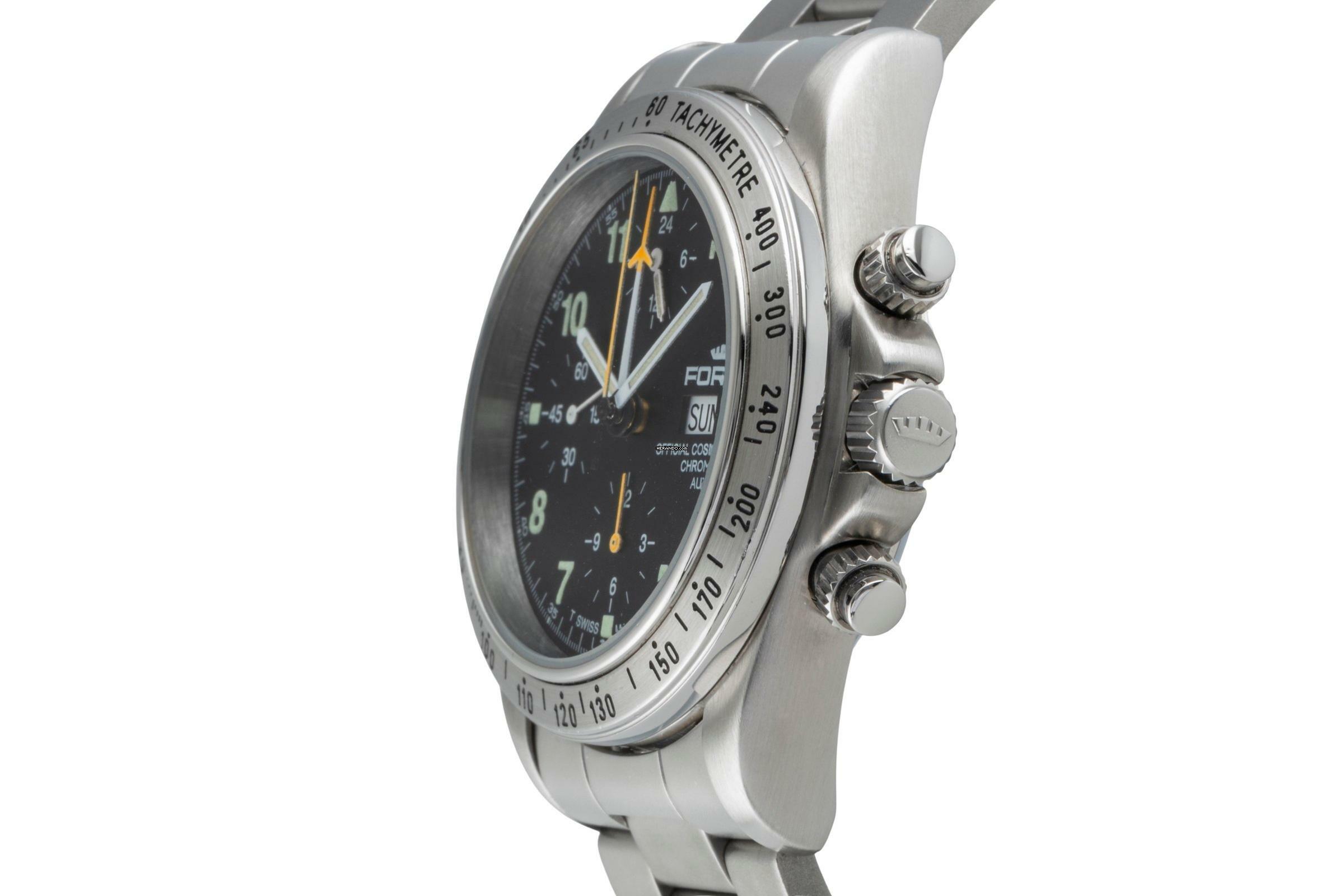 Thumbnail von Fortis Cosmonauts Chronograph Lemania 5100 Stahl Herrenuhr Ref. 602.10.142 B&P