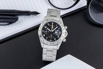 Thumbnail von Fortis Cosmonauts Chronograph Lemania 5100 Stahl Herrenuhr Ref. 602.10.142 B&P