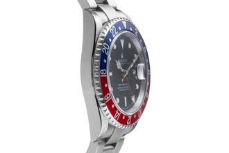 Thumbnail von Rolex GMT-Master II Pepsi Stahl Automatik Herrenuhr 16710 T B&P 2007 LC 100