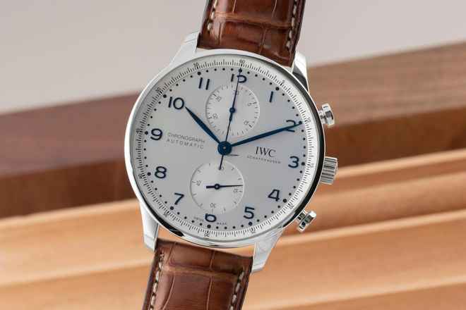  IWC Portugieser Chronograph Stahl Automatik Herrenuhr Ref. IW371617 