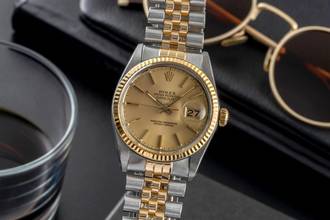 Thumbnail von Rolex Datejust 36 Oyster Perpetual Stahl / Gold Automatik Ref. 16013 Klassiker