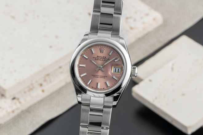  Rolex Lady-Datejust 28 Pink Dial Automatik Damenuhr Oyster Perpetual Ref. 279160 B&P 