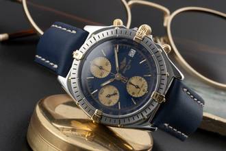 Thumbnail von Breitling Chronomat Chronograph Stahl / Gold Automatik Ref. B13048