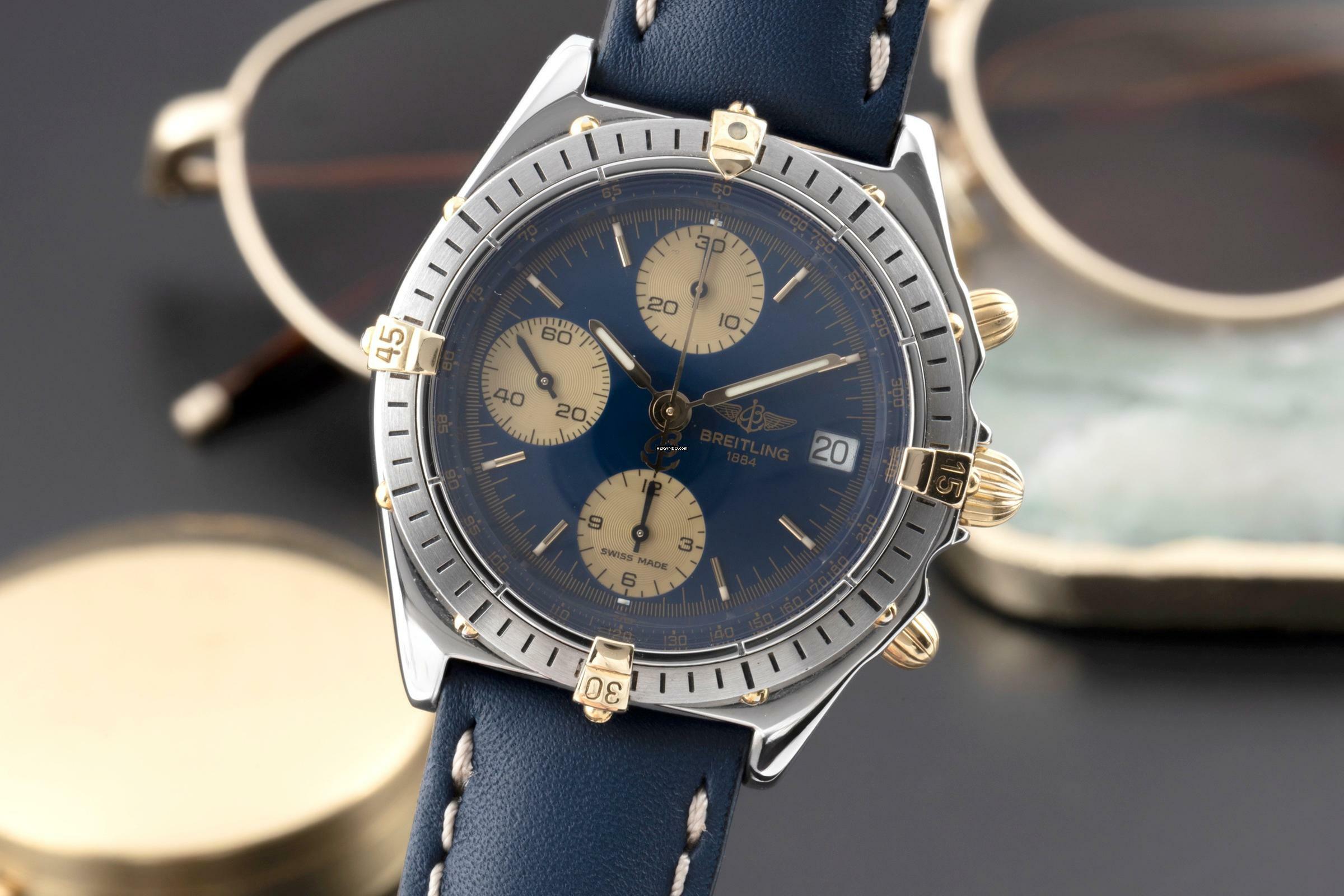 Breitling Chronomat Chronograph Stahl / Gold Automatik Ref. B13048