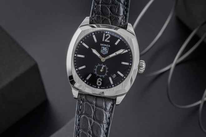  TAG Heuer Monza Automatik Datum Edelstahl Herrenuhr Saphirglas Ref. WR2110 