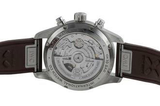 Thumbnail von IWC Fliegeruhr Chronograph Pilot Chronograph Green Stahl Automatik Ref. IW388103 B&P 2021