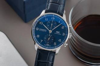 Thumbnail von IWC Portugieser Chronograph Stahl Automatik Herrenuhr Ref. IW371606