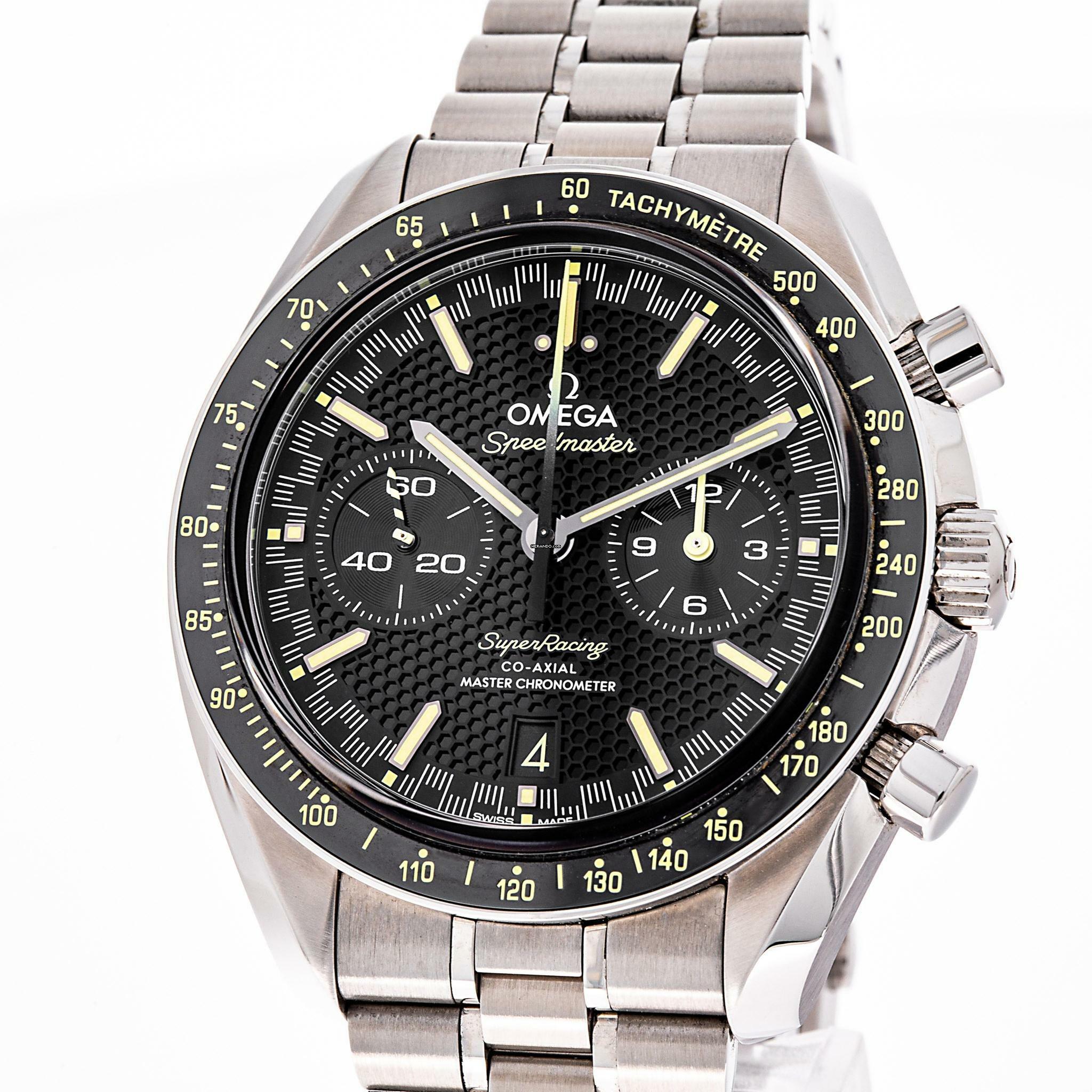 Omega Speedmaster Super Racing 44 – 329.30.44.51.01.003 – NEW & Unworn – 11/2025 Full Set