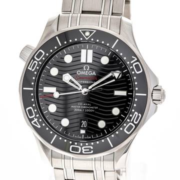  Omega Seamaster Diver 300 M Black 42 – 210.30.42.20.01.001 – NEW & Unworn – 2025 Full Set 