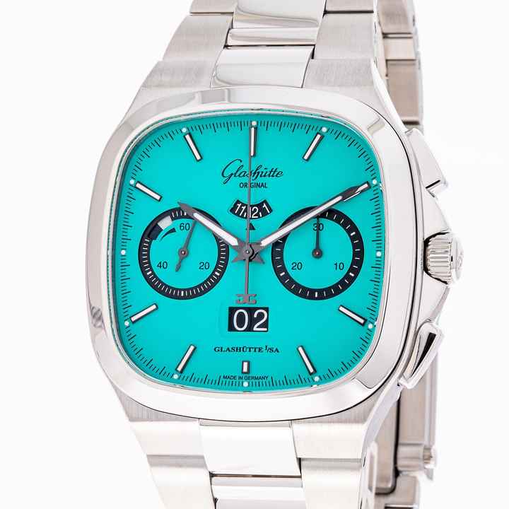  Glashütte Original Seventies Chronograph Panoramadatum – 1 of 100 – 1-37-02-10-02-70 – NEW – 22 Full Set 