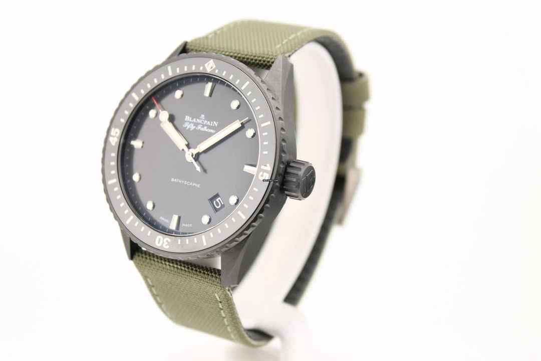 Blancpain Fifty Fathoms Bathyscaphe Ceramic 43MM Box+Papers 5000-0130-B52A 2019 