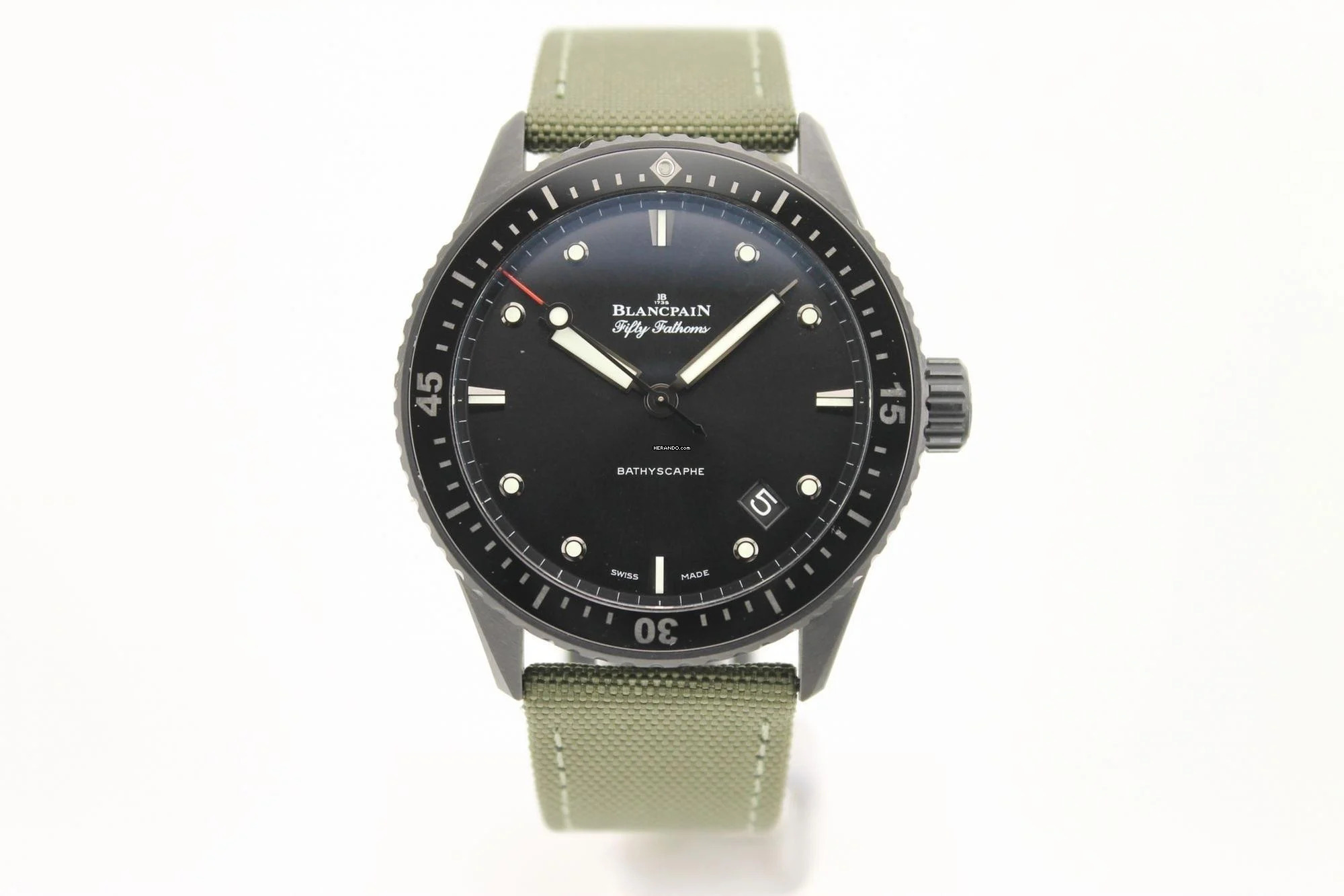 Thumbnail von Blancpain Fifty Fathoms Bathyscaphe Ceramic 43MM Box+Papers 5000-0130-B52A 2019