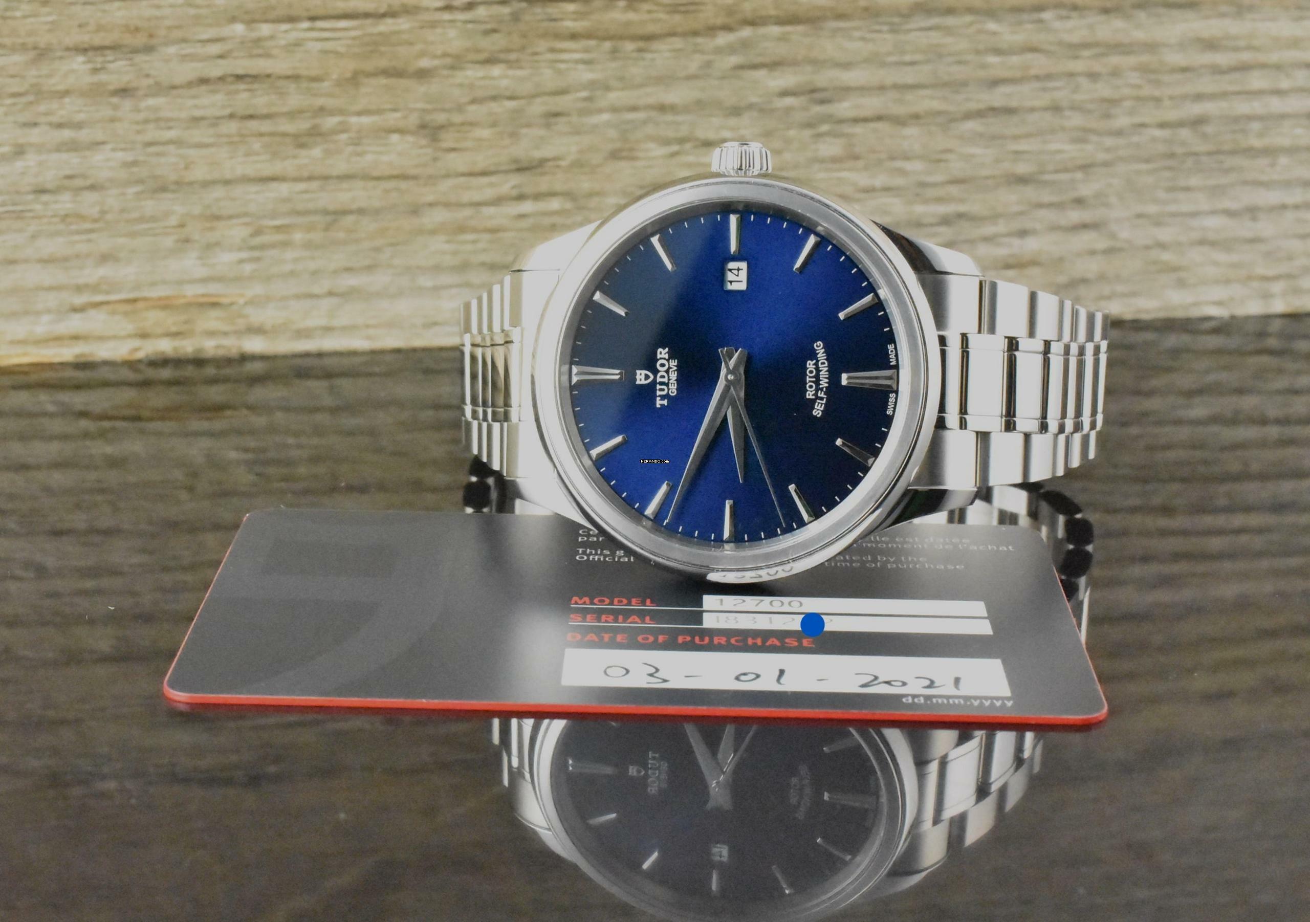 Thumbnail von Tudor Style Blue 41 Automatik - 2021 Full Set